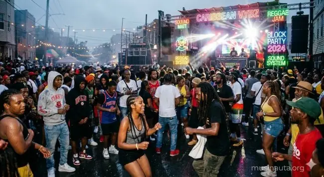 Fotografía documental de una multitud de distintas generaciones disfrutando música urbana en un entorno de concierto con iluminación nocturna, representando el alcance global del reggaetón contemporáneo.